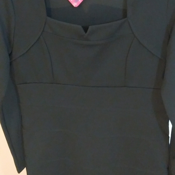 Shapesational Ultimate Shaping Black Long Sleeves Dress Size L Shape Built In - Picture 5 of 14